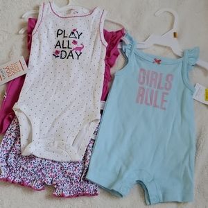 Newborn/3 month clothing lot. Carters. NWT.